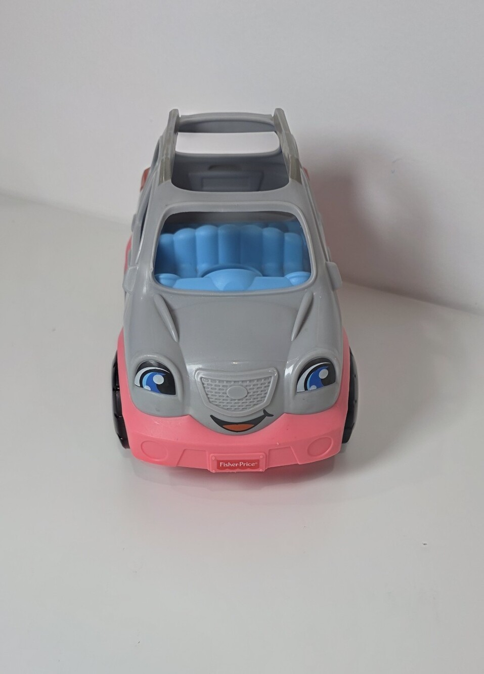 Fisher Price 2015 Little People Gray Pink SUV Car working sound
